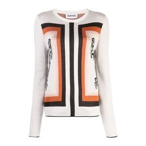 Partow - Frida Jacquard Crewneck Silk Sweater - S